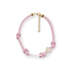Roze geknoopte ketting Roze geknoopte ketting