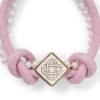 Roze geknoopte parelarmband Roze geknoopte parelarmband