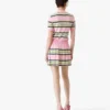 Roze & groen gestreept getailleerd overhemd Roze & groen gestreept getailleerd overhemd