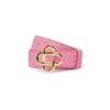 Roze riem met CC-logo in reliëf Roze riem met CC-logo in reliëf