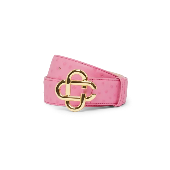 Roze riem met CC-logo in reliëf Roze riem met CC-logo in reliëf