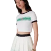 T-shirt met gestreept randje T-shirt met gestreept randje