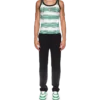 Tanktop met gestreepte rand Tanktop met gestreepte rand