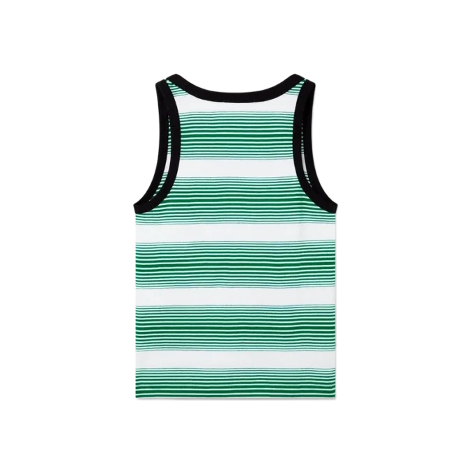 Tanktop met gestreepte rand Tanktop met gestreepte rand