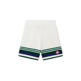 Tennis-gehaakte Shorts