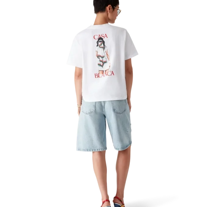 Tennis Girl T-shirt met korte mouwen Tennis Girl T-shirt met korte mouwen