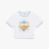 Tennis Landscape Ringer T-shirt met korte mouwen Tennis Landscape Ringer T-shirt met korte mouwen