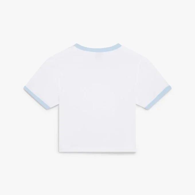 Tennis Landscape Ringer T-shirt met korte mouwen Tennis Landscape Ringer T-shirt met korte mouwen