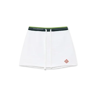 Tenniskleding van gestructureerd velours-rok Tenniskleding van gestructureerd velours-rok