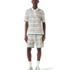 Tuck Stitch poloshirt met korte mouwen