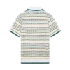 Tuck Stitch poloshirt met korte mouwen