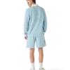Velours gestreepte Shorts