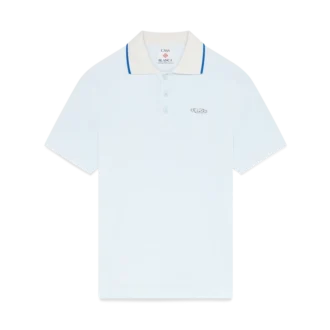 Velours poloshirt met korte mouwen Velours poloshirt met korte mouwen
