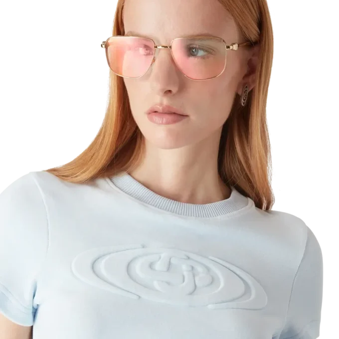 Velours T-shirt met korte mouwen voor dames Velours T-shirt met korte mouwen voor dames