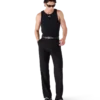 Vervaagde geribde tanktop Vervaagde geribde tanktop