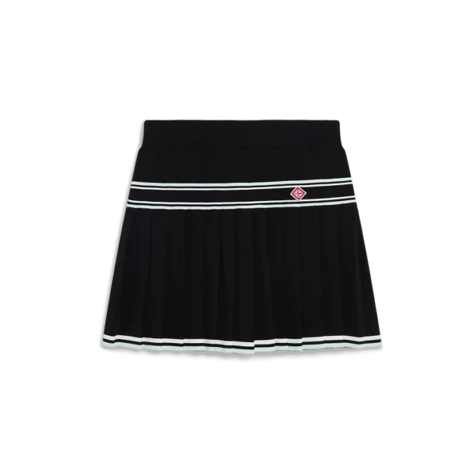 Viscose geplooide minirok