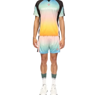 Voetbalshirt met pastelkleurig kleurverloop
