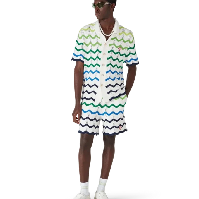 Wave gebreide Shorts Wave gebreide Shorts