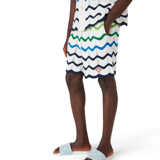 Wave gebreide Shorts Wave gebreide Shorts