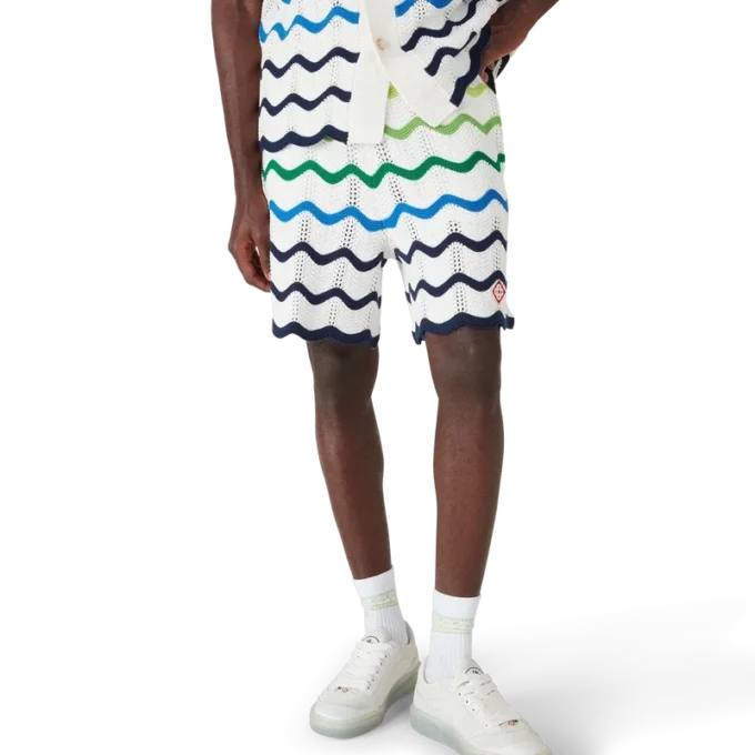 Wave gebreide Shorts Wave gebreide Shorts