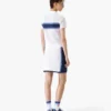 Wit-blauw gestreepte mesh top