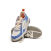 Witte en blauwe Court-sneaker voor heren