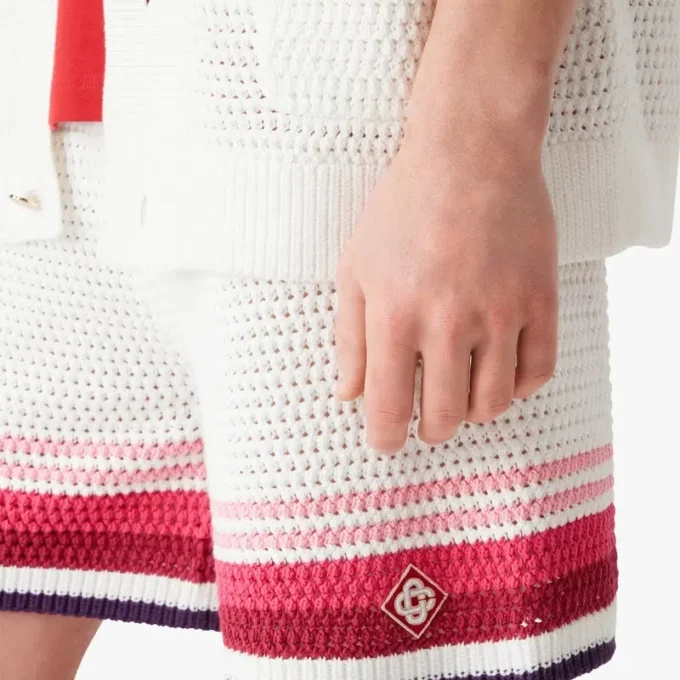 Witte gehaakte Shorts Witte gehaakte Shorts