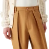Wollen chino met plooien Wollen chino met plooien