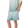 Zijden short met monogram in kleurverloop Zijden short met monogram in kleurverloop