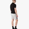 Zwart Pointelle Monogram poloshirt met korte mouwen