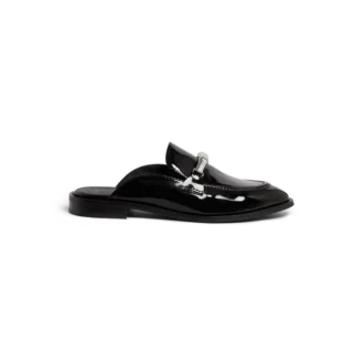 Zwarte Bamboo Slip-on Loafer