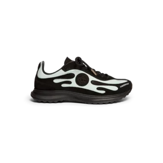 Zwarte en mintkleurige Stade-sneaker voor heren