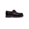 Zwarte leren bootschoenen voor heren