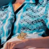 Monogram Wave kort zijden overhemd Monogram Wave kort zijden overhemd