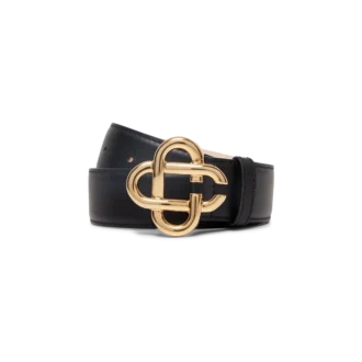 Zwarte riem met CC-logo