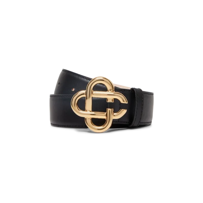 Zwarte riem met CC-logo Zwarte riem met CC-logo
