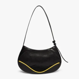 Zwarte slanke biker-tas Zwarte slanke biker-tas