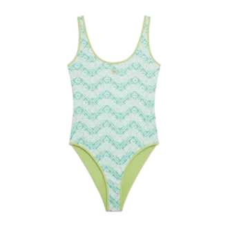 Zwemkleding met golvend monogram Zwemkleding met golvend monogram
