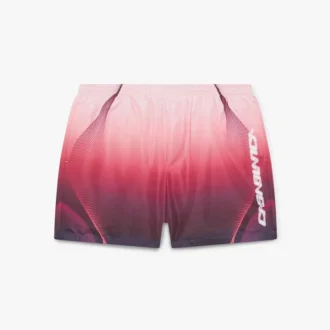 Zwemshort met auberginekleurig kleurverloop Zwemshort met auberginekleurig kleurverloop