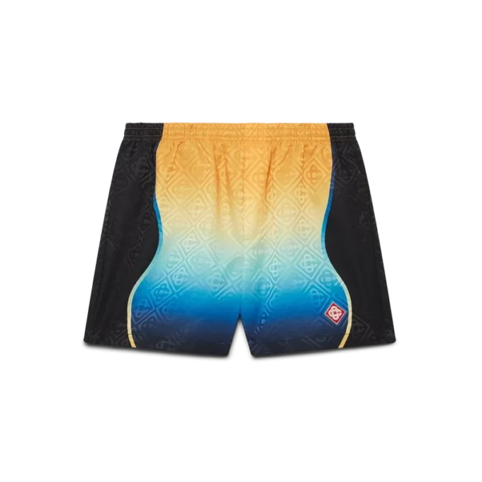 Zwemshort met jacquardprint in kleurverloop Zwemshort met jacquardprint in kleurverloop