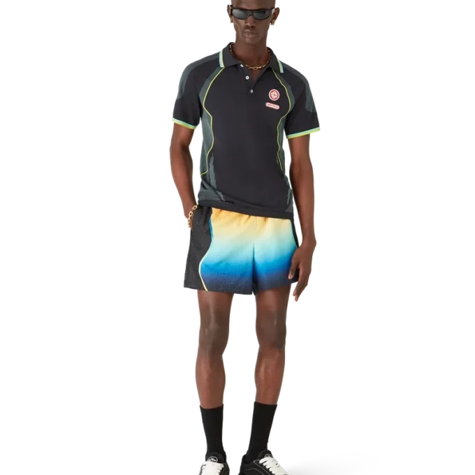 Zwemshort met jacquardprint in kleurverloop Zwemshort met jacquardprint in kleurverloop