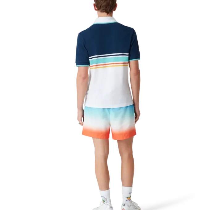 Zwemshort met jacquardprint in kleurverloop